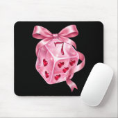 6 7 Preppy Valentine Y2k Funny Coquette Nk Dice Bo Mousepad (Mit Mouse)