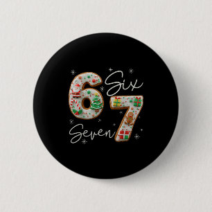 6 7 Sechs Sieben Gen Z Alpha Meme Slang Feiertag F Button
