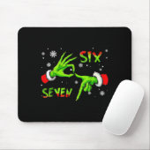 6 7 Sechs Sieben Hand Gen Z Alpha Meme Slang Weihn Mousepad (Mit Mouse)