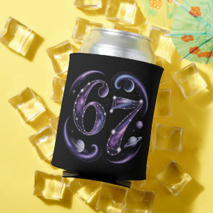6 7 Sechs Sieben Kosmische Astrologie Gen Z Alpha Dosenkühler