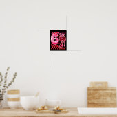 6 7 Sechs Sieben Meme Kokette Schleife Leopard Her Poster (Küche)