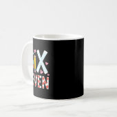 6 7 Sechs Sieben Meme Schule Lehrer Schüler Männer Kaffeetasse (Vorderseite Links)
