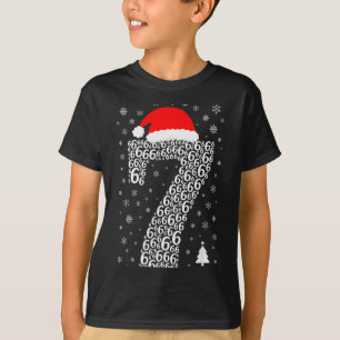 6 7 Sechs Sieben Schneeflocke Gen Z Alpha Meme Sla T-Shirt