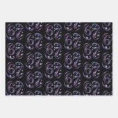 6 7 Six Seven Cosmic Astrology Gen Z Alpha Meme  Geschenkpapier Set (Vorderseite)