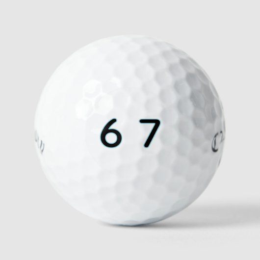 6 7 Six Seven Epic Lit  Golfball (Vorderseite)