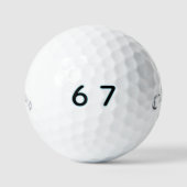 6 7 Six Seven Episch Lit Golfball (Vorderseite)