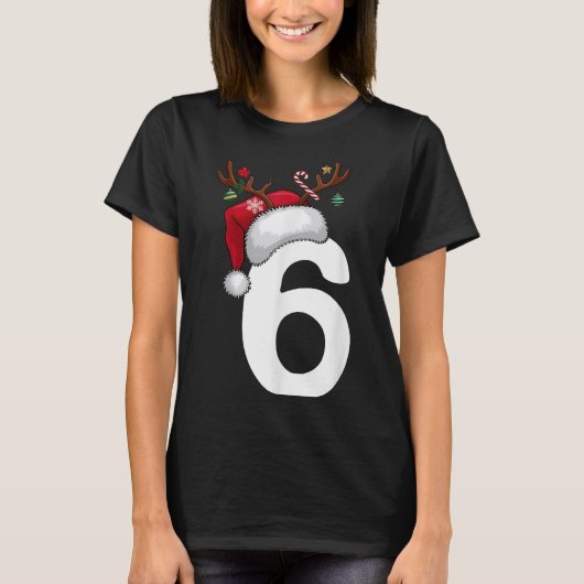 6 7 Six Seven Gen Z Alpha Holiday Couples Merry Ch T-Shirt (Vorderseite)
