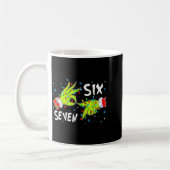 6 7 Six Seven Gen Z Alpha Meme Slang Holiday Merry Kaffeetasse (Links)