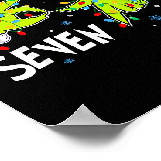 6 7 Six Seven Gen Z Alpha Meme Slang Holiday Merry Poster (Ecke)