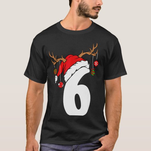 6 7 Six Seven Gen Z Alpha Meme Slang Merry Christm T-Shirt (Vorderseite)
