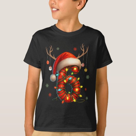 6 7 Six Seven Gen Z Alpha Merry Christmas Holiday T-Shirt (Vorderseite)