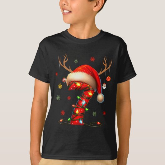 6 7 Six Seven Gen Z Alpha Merry Christmas Holiday T-Shirt (Vorderseite)