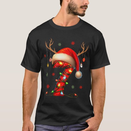 6 7 Six Seven Gen Z Alpha Merry Christmas Holiday T-Shirt (Vorderseite)