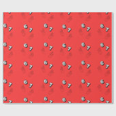 6 7 Six Seven Geschenkpapier für Kinder (Flach)