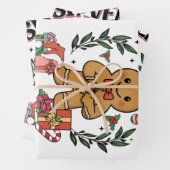 6 7 Six Seven Hand Gen Z Alpha Lebkuchen Meme  Geschenkpapier Set (Beispiel)