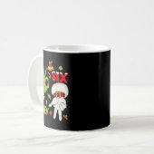 6 7 Six Seven Hand Gen Z Alpha Meme Slang Xmas Chr Kaffeetasse (Vorderseite Links)