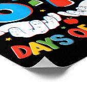 6 7 Six Seven I Survived 100 Days Of School Studen Poster (Ecke)