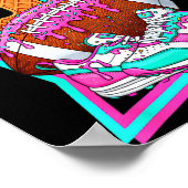 6 7 Six Seven Meme American Football Drip Number 6 Poster (Ecke)