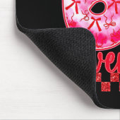6 7 Six Seven Meme Coquette Bogen Leopard Herz Val Mousepad (Ecke)