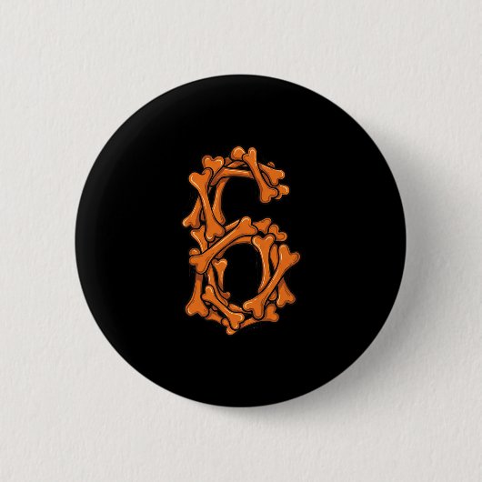 6 7 Six Seven Meme Couple Matching Halloween Costu Button (Vorderseite)