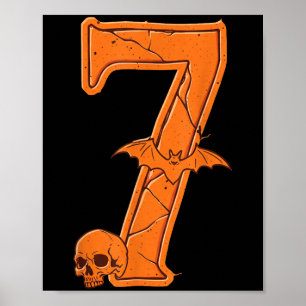 6 7 Six Seven Meme Couple Matching Halloween Costu Poster