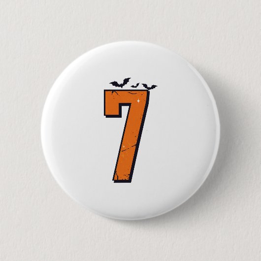 6 7 Six Seven Meme-Paar passende Halloween-Kostüme Button (Vorderseite)