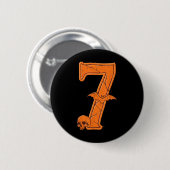 6 7 Six Seven Meme Paarmatching Halloween-Kostüm Button (Vorne & Hinten)