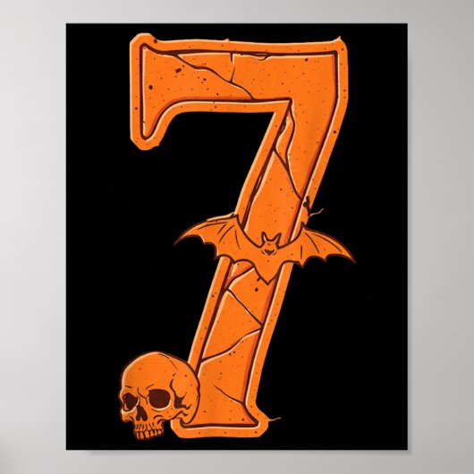 6 7 Six Seven Meme Paarmatching-Halloween-Kostüm Poster (Vorne)