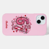 6 7 Six Seven Meme Trend Mädchen Name iPhone Hülle (Rückseite (Horizontal))