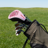 6 7 Six Seven Meme Trend Mädchen Rosa Name Golf Headcover (In SItu)