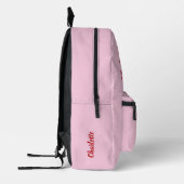 6 7 Six Seven Meme Trend Mädchen Rosa Rucksack (Links)