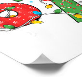 6 7 Six Seven Meme Xmas Lights Candy Cane Christma Poster (Ecke)