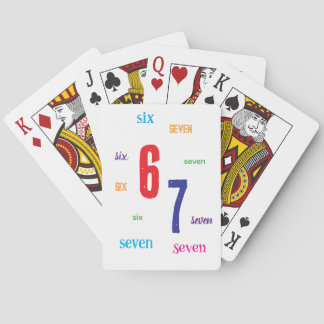 6 7 SPIELKARTEN