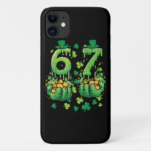 6 7 St Patricks Day Case-Mate iPhone Hülle (Rückseite)