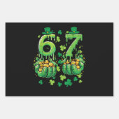 6 7 St Patricks Day Geschenkpapier Set (Vorderseite 2)