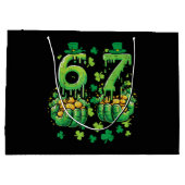 6 7 St Patricks Day Große Geschenktüte (Rückseite)