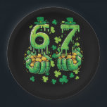 6 7 St Patricks Day Pappteller<br><div class="desc">6 7 St Patricks Day</div>