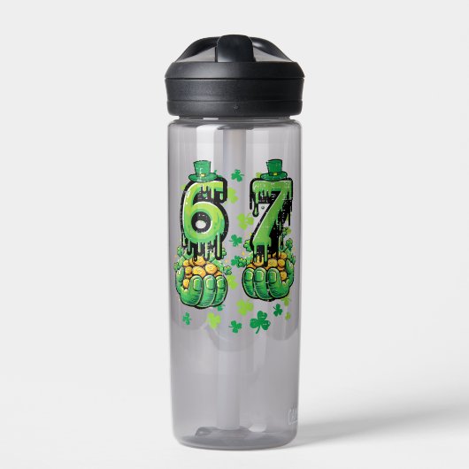 6 7 St Patricks Day Trinkflasche (Vorderseite)