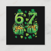 6 7 St Patricks Tag Begleitkarte (Rückseite)