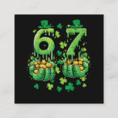 6 7 St Patricks Tag Begleitkarte (Vorderseite)