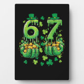 6 7 St. Patricks Tag Fotoplatte (Vorderseite)