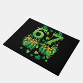 6 7 St Patricks Tag Fußmatte (Schrägansicht)