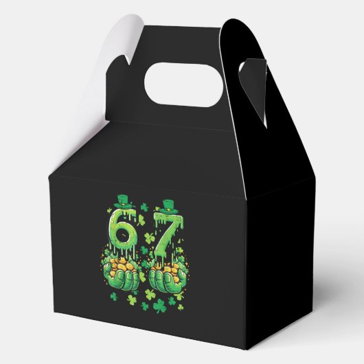 6 7 St Patricks Tag Geschenkschachtel (Vorderseite)