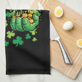 6 7 St Patricks Tag Geschirrtuch (Viertel Falte)