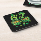 6 7 St. Patrick's Tag Getränkeuntersetzer (Linke Seite)