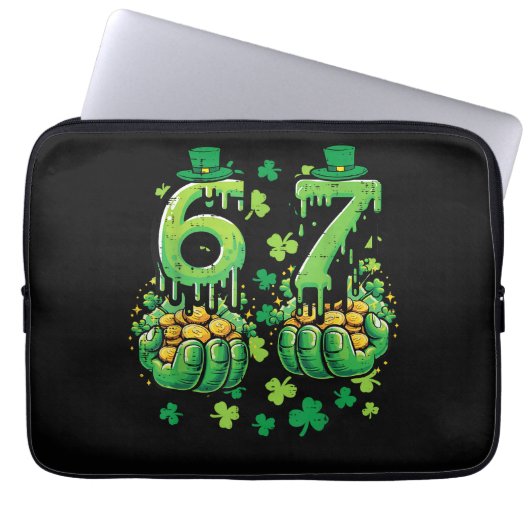 6 7 St Patricks Tag Laptopschutzhülle (Vorderseite)