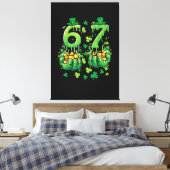 6 7 St Patricks Tag Leinwanddruck (Insitu (Schlafzimmer))