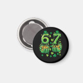 6 7 St. Patricks Tag Magnet (Vorderseite/Rückseite)