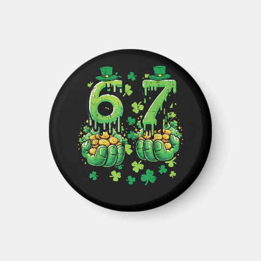 6 7 St. Patricks Tag Magnet (Vorne)
