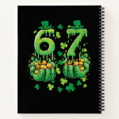 6 7 St. Patricks Tag Notizblock (Rückseite)